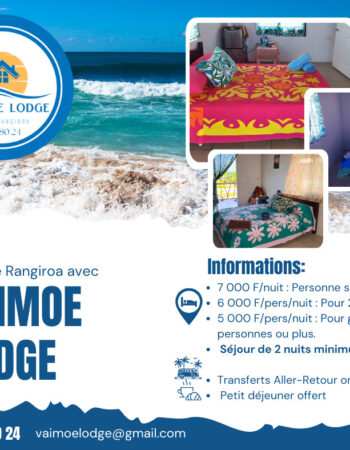 Vaimoe Lodge -Rangiroa