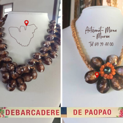 Artisanat Mirna – Débarcadère de Paopao
