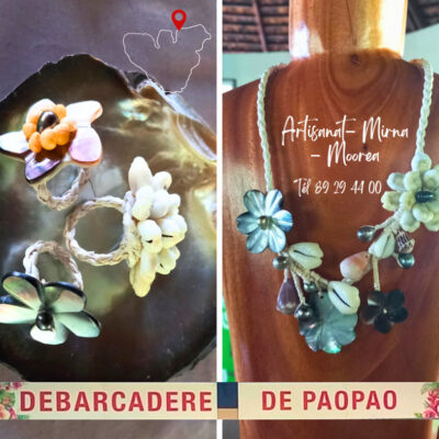 Artisanat Mirna – Débarcadère de Paopao