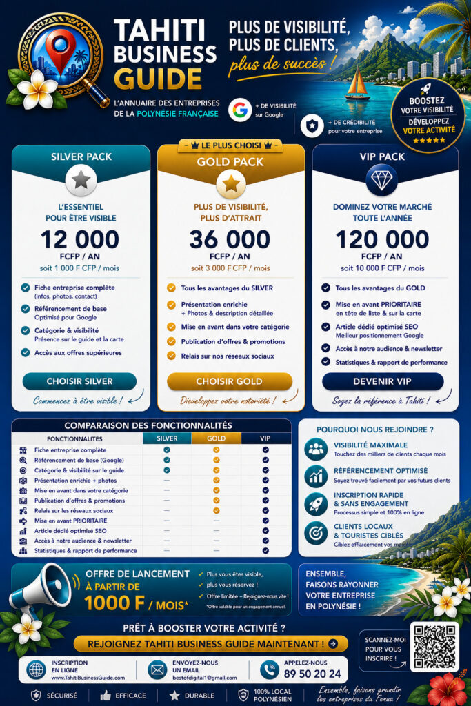 TAHITI BUSINESS GUIDE 