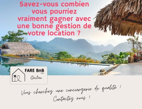 Fare Bnb Tahiti – Conciergerie 2.0 à Tahiti